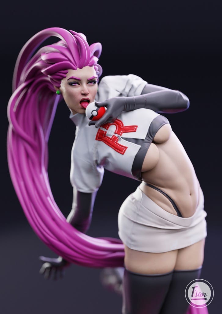 P站图纸印象馆 神奇宝贝 武藏 神奇宝贝 武藏