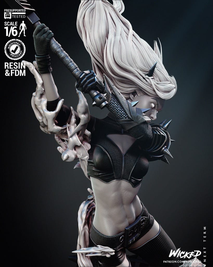 P站图纸印象馆 3DWicked 漫威 秘客伊丽亚娜·拉斯普廷 3DWicked 漫威 秘客伊丽亚娜·拉斯普廷