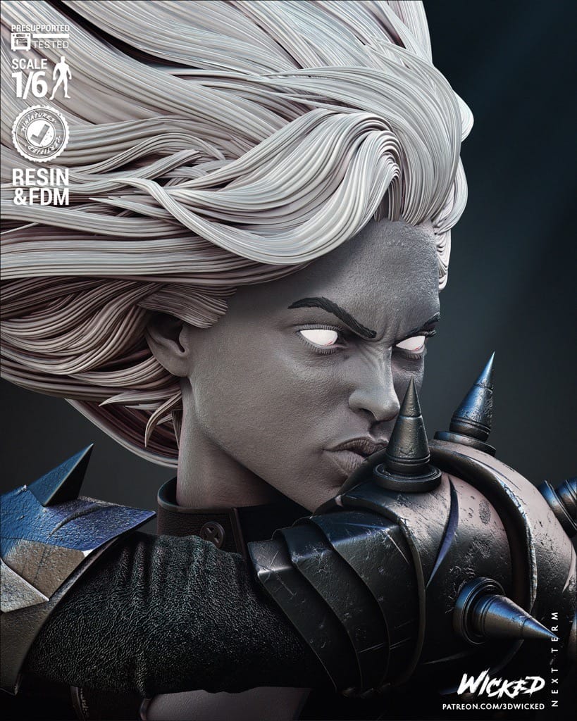 P站图纸印象馆 3DWicked 漫威 秘客伊丽亚娜·拉斯普廷 3DWicked 漫威 秘客伊丽亚娜·拉斯普廷