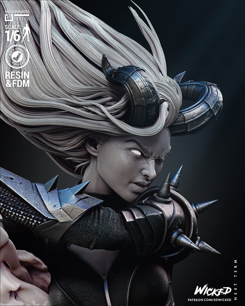 P站图纸印象馆 3DWicked 漫威 秘客伊丽亚娜·拉斯普廷 3DWicked 漫威 秘客伊丽亚娜·拉斯普廷