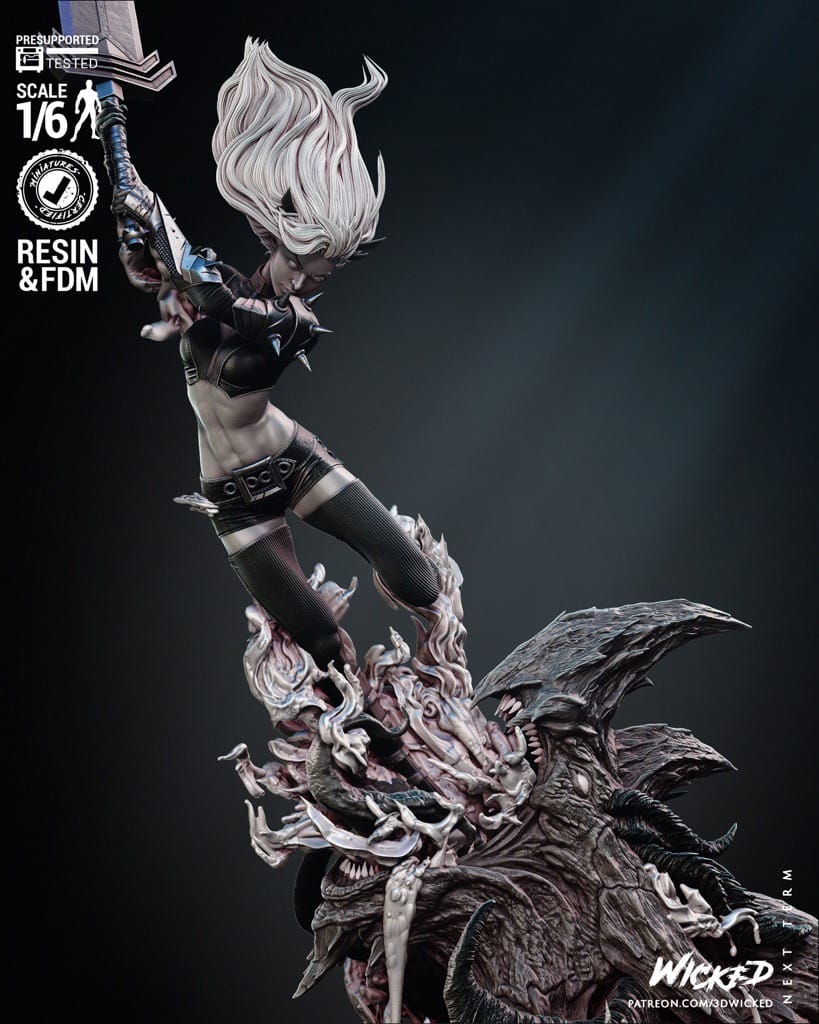 P站图纸印象馆 3DWicked 漫威 秘客伊丽亚娜·拉斯普廷 3DWicked 漫威 秘客伊丽亚娜·拉斯普廷