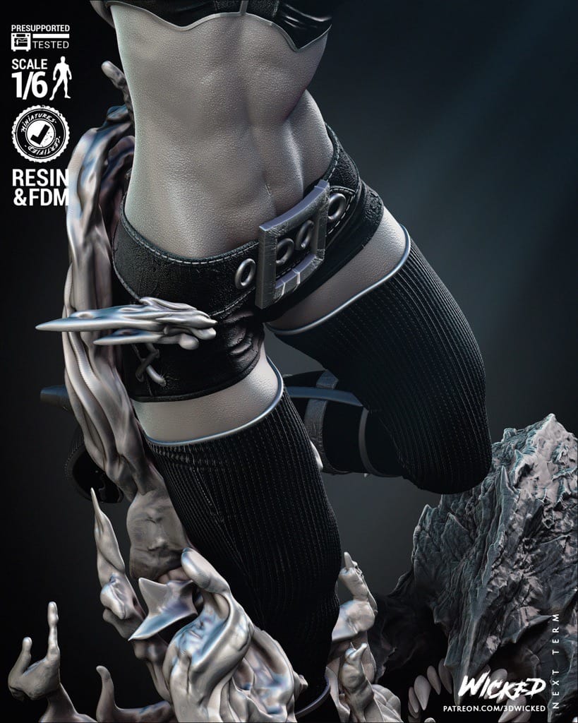P站图纸印象馆 3DWicked 漫威 秘客伊丽亚娜·拉斯普廷 3DWicked 漫威 秘客伊丽亚娜·拉斯普廷