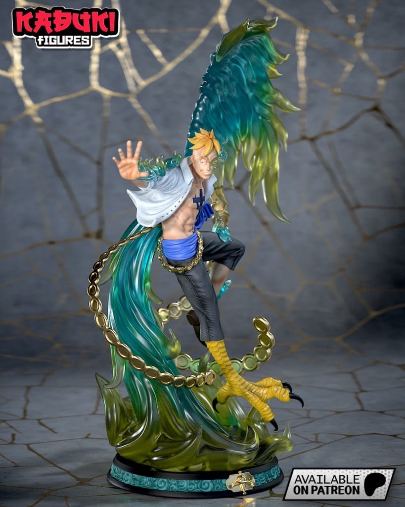 P站图纸印象馆 Kabuki 海贼王 马尔科 Kabuki 海贼王 马尔科