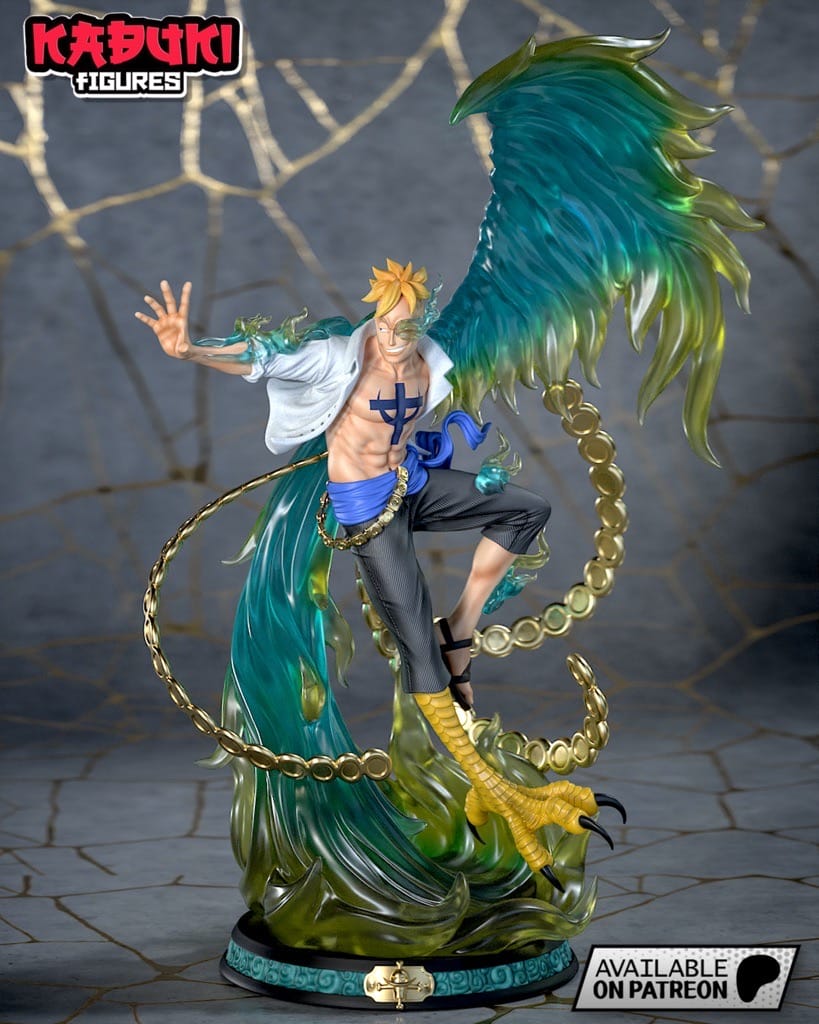 P站图纸印象馆 Kabuki 海贼王 马尔科 Kabuki 海贼王 马尔科