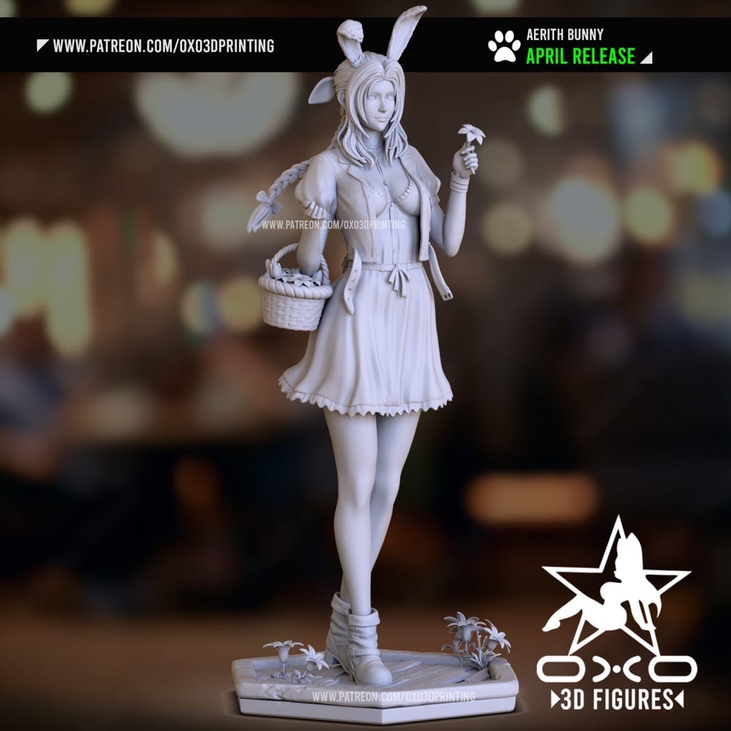 P站图纸印象馆 OXO3D 最终幻想 爱丽丝·盖恩斯巴勒 OXO3D 最终幻想 爱丽丝·盖恩斯巴勒