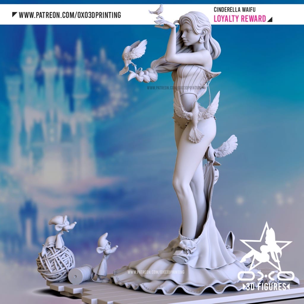 P站图纸印象馆 OXO3D 仙履奇缘 灰姑娘 OXO3D 仙履奇缘 灰姑娘