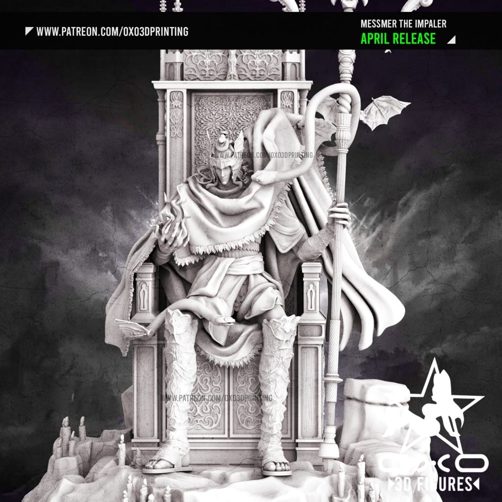 P站图纸印象馆 OXO3D 艾尔登法环 穿刺者梅瑟莫 OXO3D 艾尔登法环 穿刺者梅瑟莫