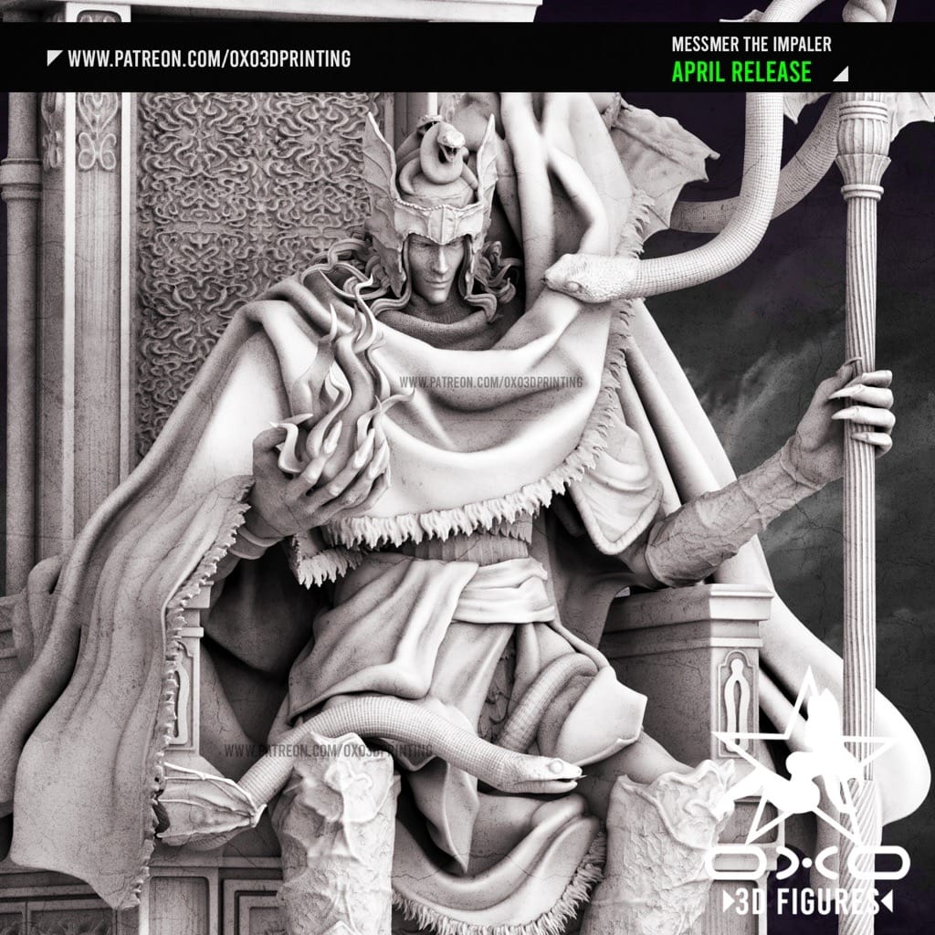 P站图纸印象馆 OXO3D 艾尔登法环 穿刺者梅瑟莫 OXO3D 艾尔登法环 穿刺者梅瑟莫