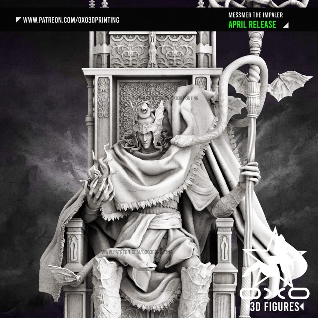 P站图纸印象馆 OXO3D 艾尔登法环 穿刺者梅瑟莫 OXO3D 艾尔登法环 穿刺者梅瑟莫