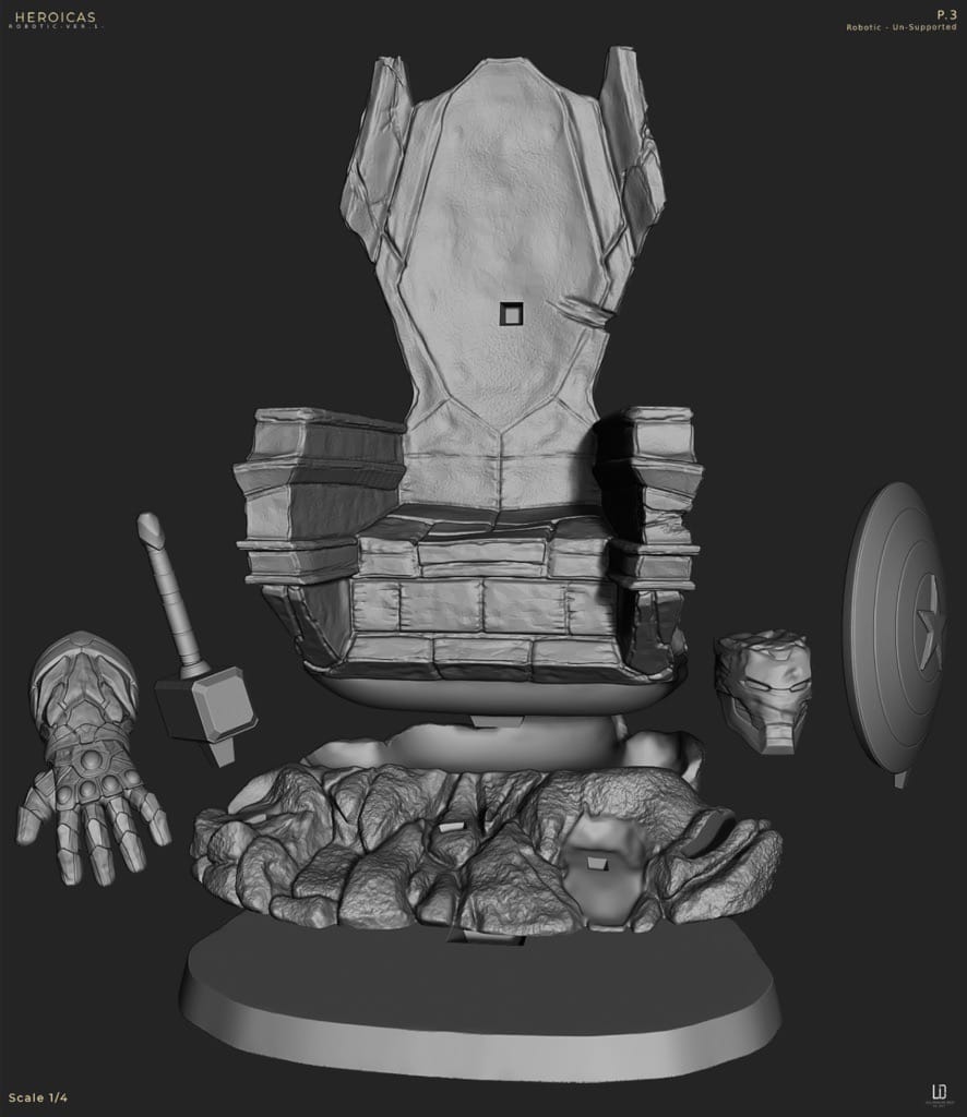 P站图纸印象馆 漫威 奥创 漫威 奥创