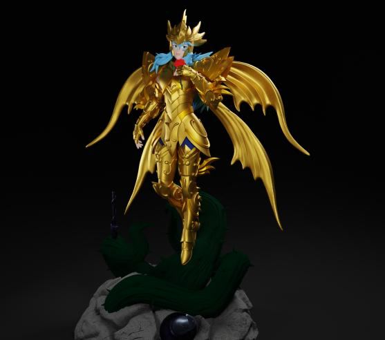 P站图纸印象馆 圣斗士星矢 阿布罗狄 圣斗士星矢 阿布罗狄