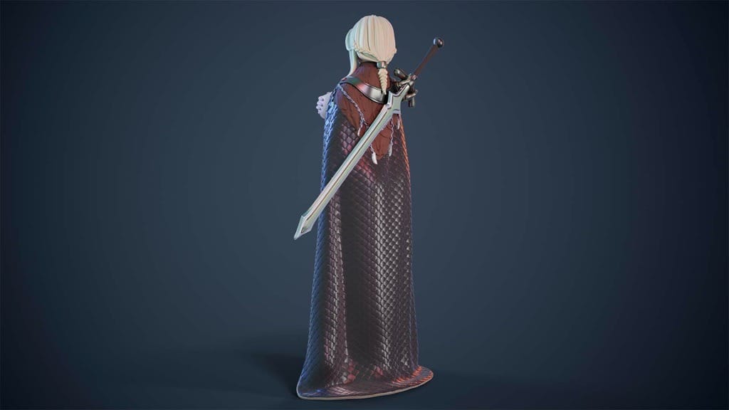 P站图纸印象馆 女战士 女战士