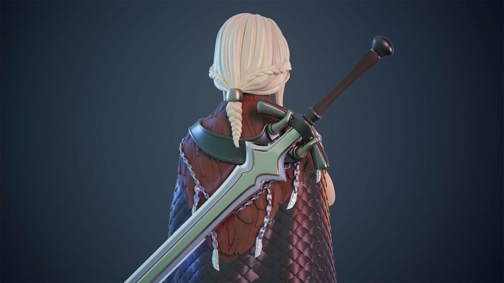 P站图纸印象馆 女战士 女战士