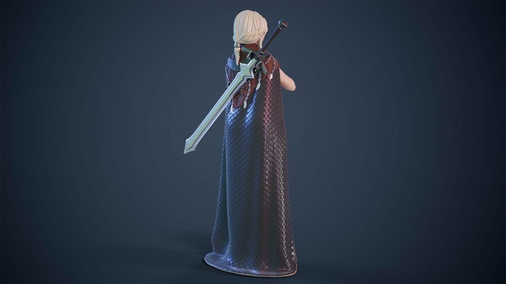 P站图纸印象馆 女战士 女战士