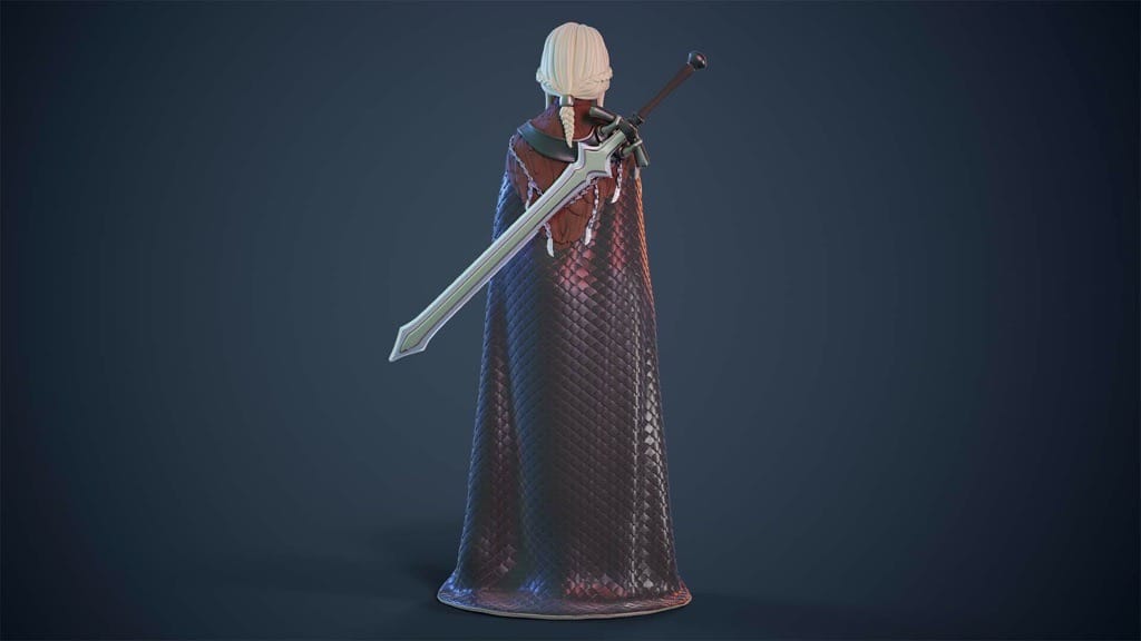 P站图纸印象馆 女战士 女战士