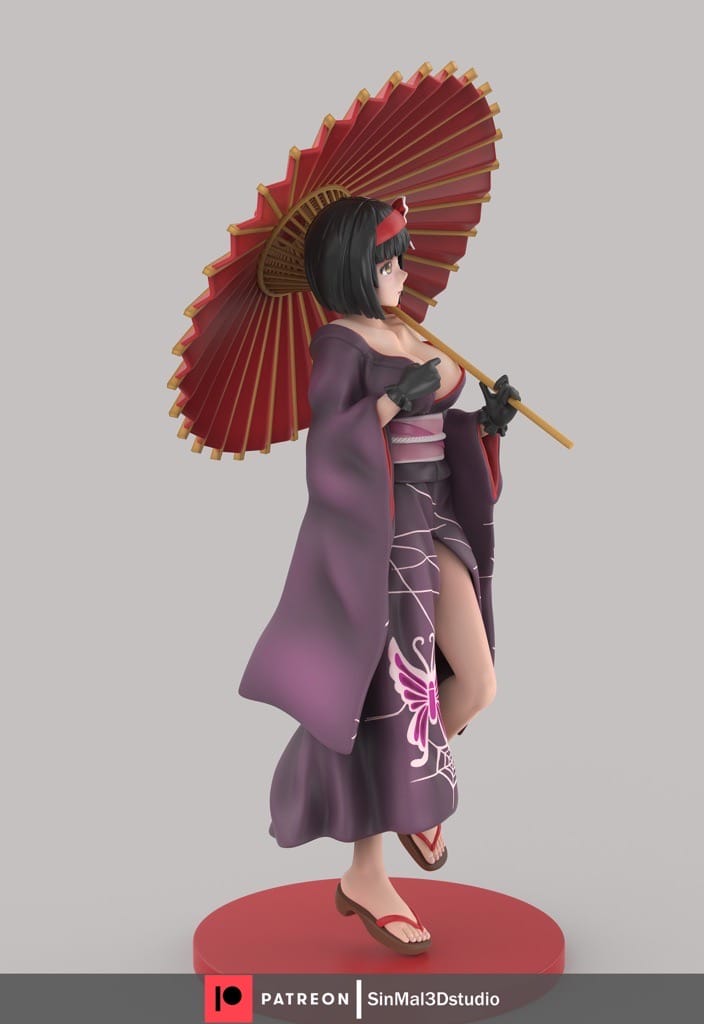 P站图纸印象馆 Sin3Dstudio 天灾黑蜘蛛 澪 Sin3Dstudio 天灾黑蜘蛛 澪