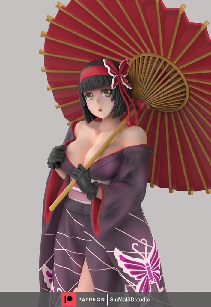 P站图纸印象馆 Sin3Dstudio 天灾黑蜘蛛 澪 Sin3Dstudio 天灾黑蜘蛛 澪