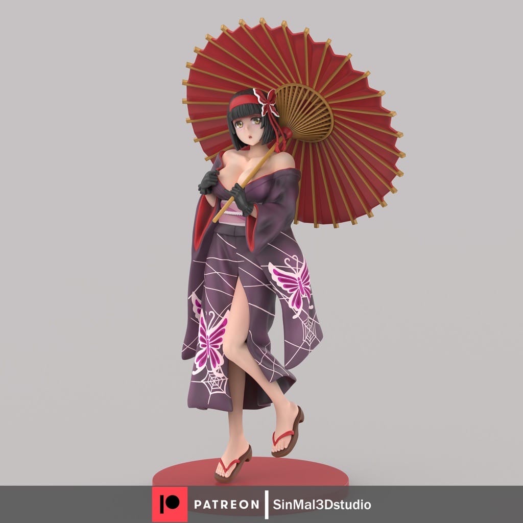 P站图纸印象馆 Sin3Dstudio 天灾黑蜘蛛 澪 Sin3Dstudio 天灾黑蜘蛛 澪