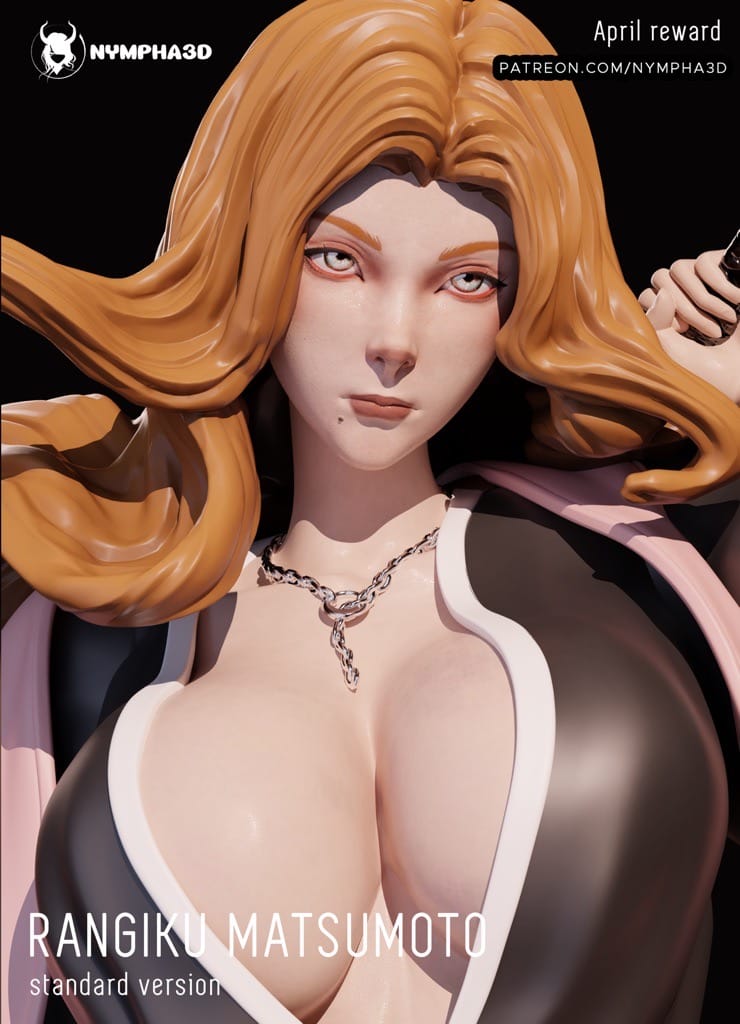 P站图纸印象馆 NYMPHA 3D 死神 松本乱菊 NYMPHA 3D 死神 松本乱菊