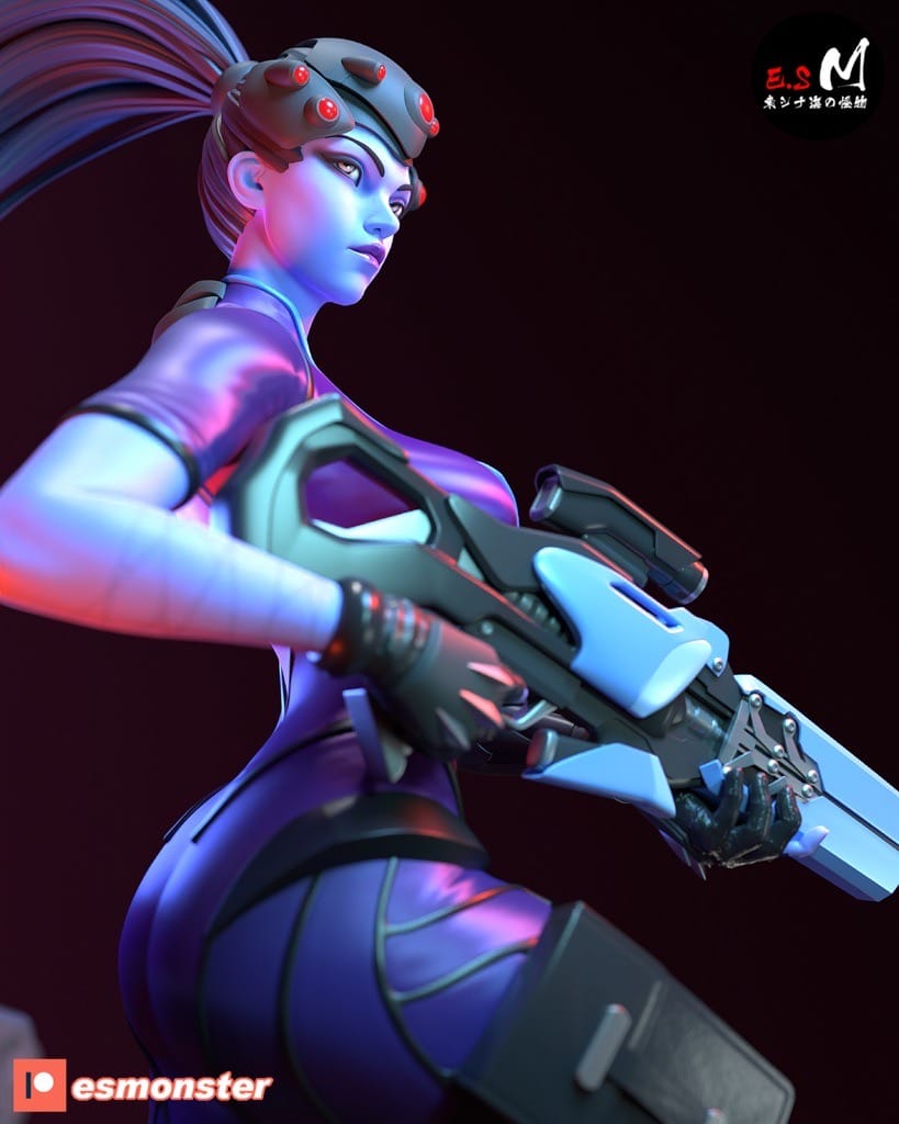 P站图纸印象馆 ESMonster 守望先锋 黑百合 ESMonster 守望先锋 黑百合