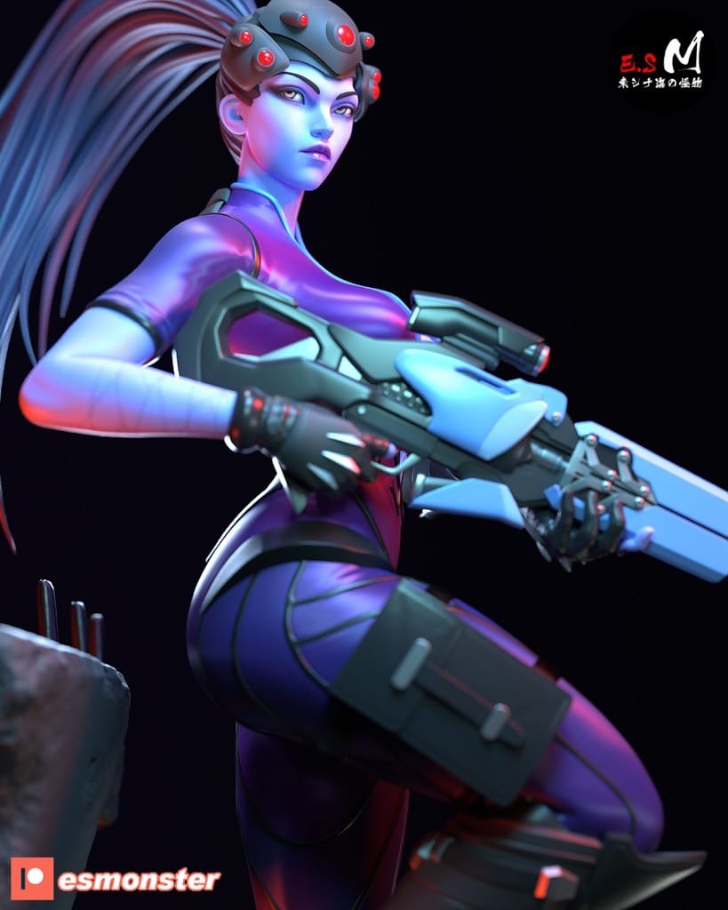 P站图纸印象馆 ESMonster 守望先锋 黑百合 ESMonster 守望先锋 黑百合