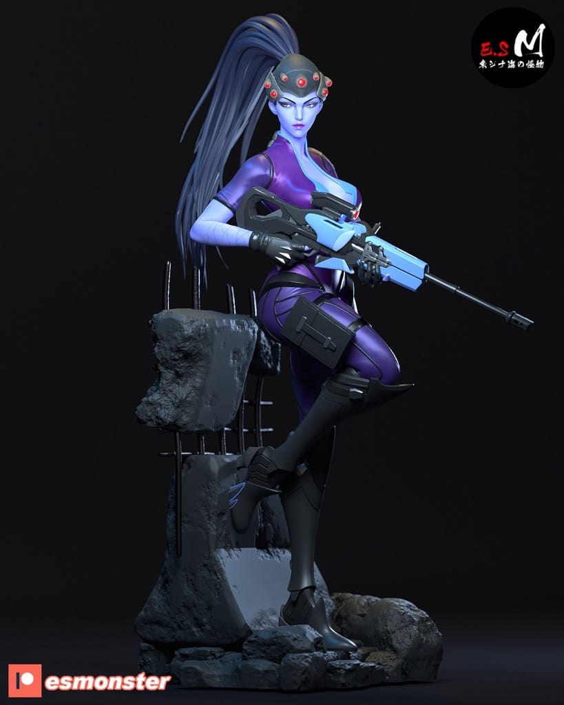 P站图纸印象馆 ESMonster 守望先锋 黑百合 ESMonster 守望先锋 黑百合