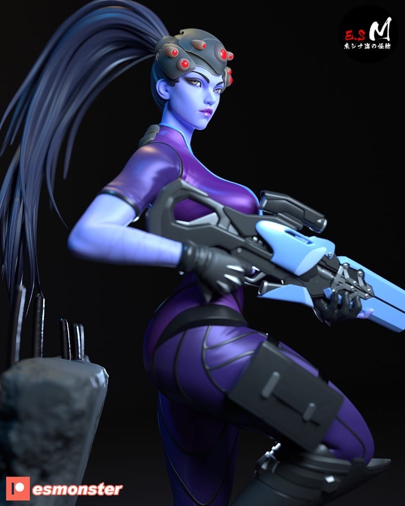 P站图纸印象馆 ESMonster 守望先锋 黑百合 ESMonster 守望先锋 黑百合