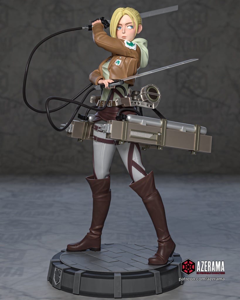 P站图纸印象馆 Azerama 进击的巨人 阿尼·利昂纳德 Azerama 进击的巨人 阿尼·利昂纳德