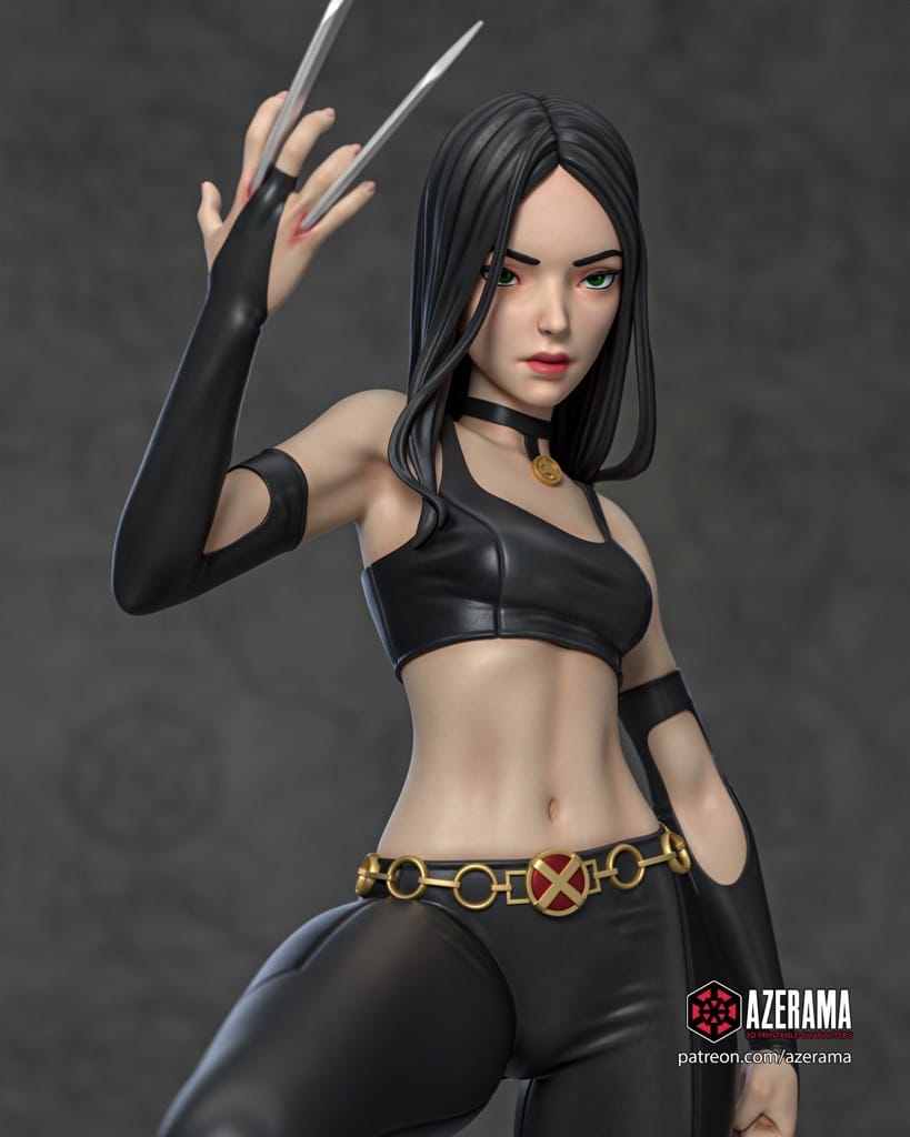 P站图纸印象馆 Azerama 漫威 克隆人X-23 Azerama 漫威 克隆人X-23