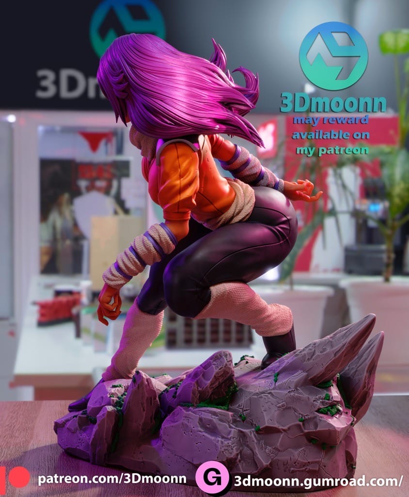 P站图纸印象馆 3Dmoonn 死神 四枫院夜一 3Dmoonn 死神 四枫院夜一