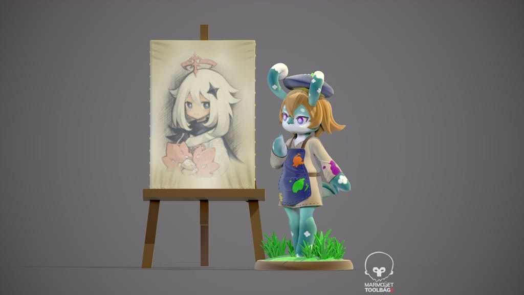 P站图纸印象馆 原神 美露莘 原神 美露莘