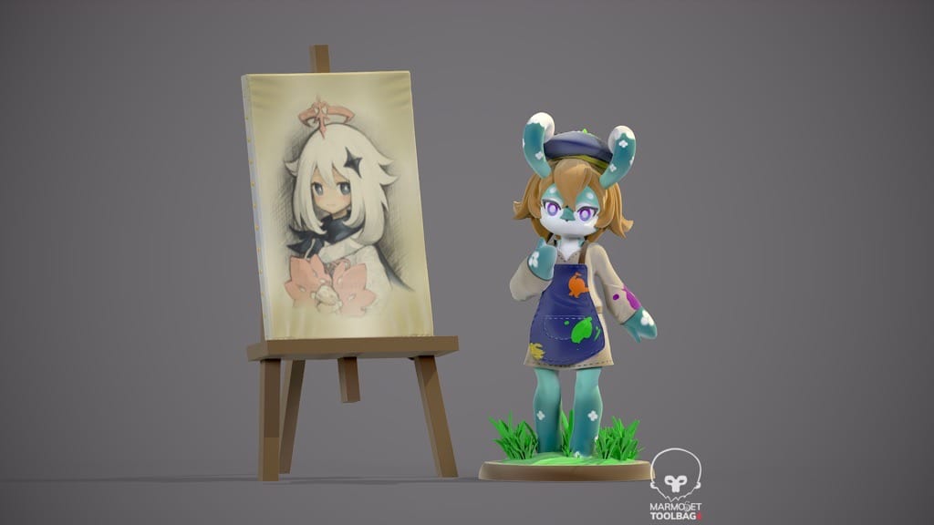 P站图纸印象馆 原神 美露莘 原神 美露莘