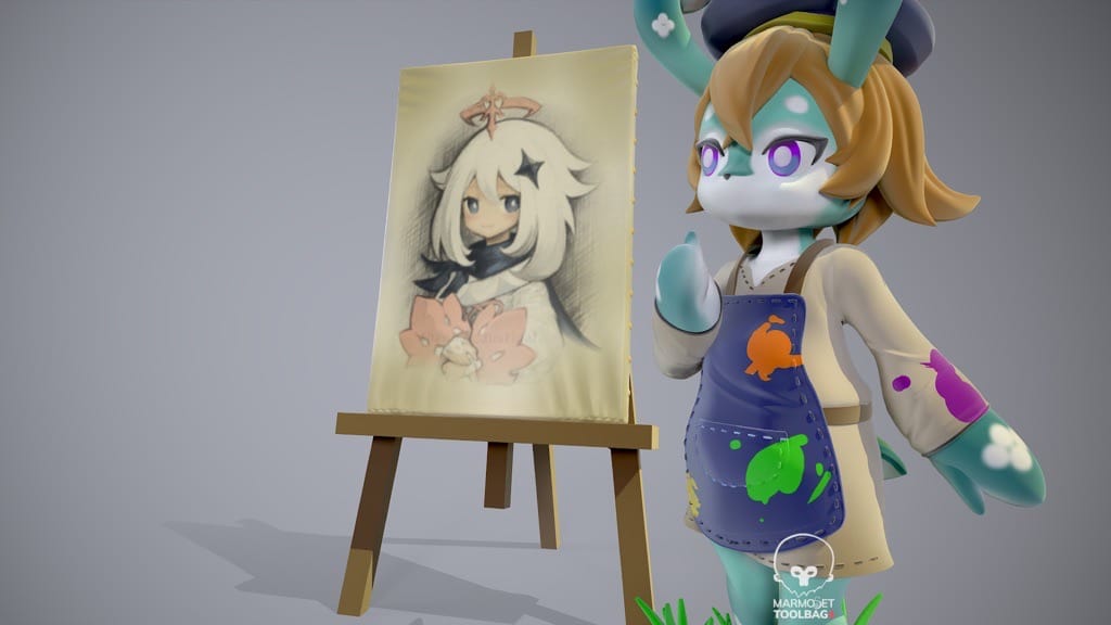 P站图纸印象馆 原神 美露莘 原神 美露莘