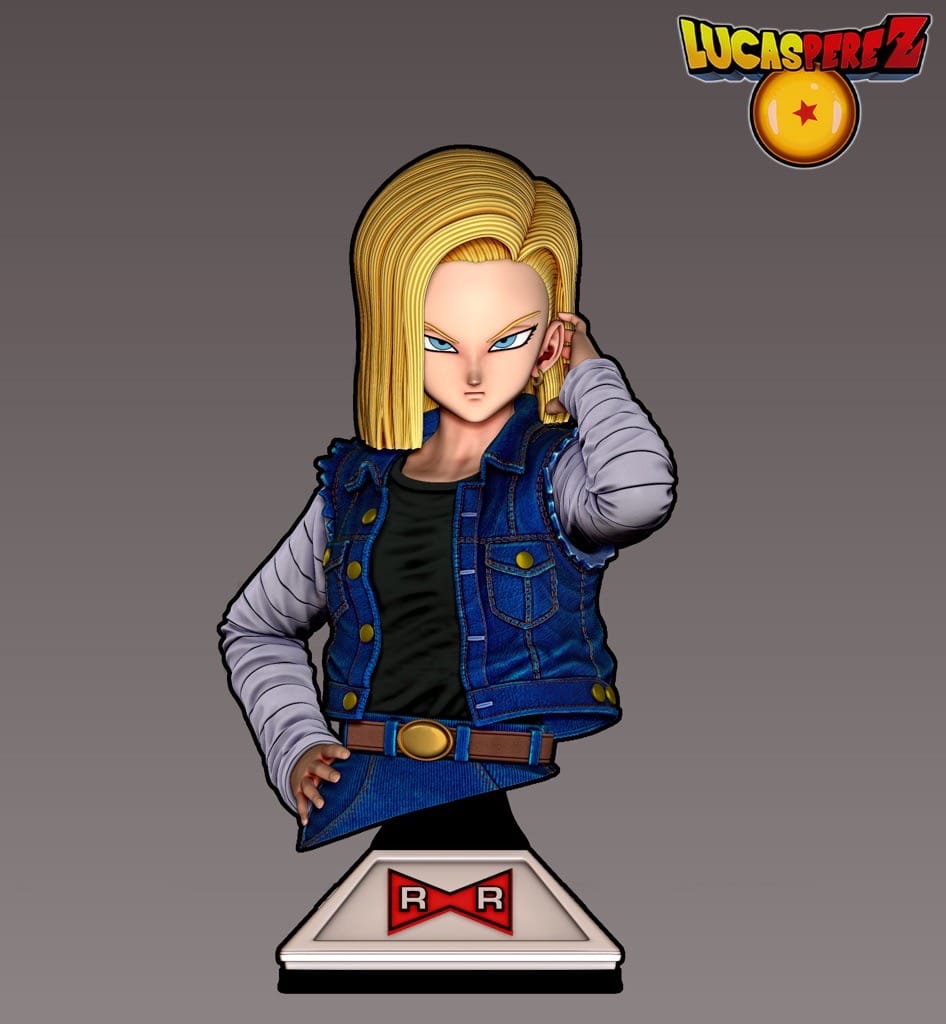 P站图纸印象馆 Lucas Perez 龙珠 人造人18号 Lucas Perez 龙珠 人造人18号