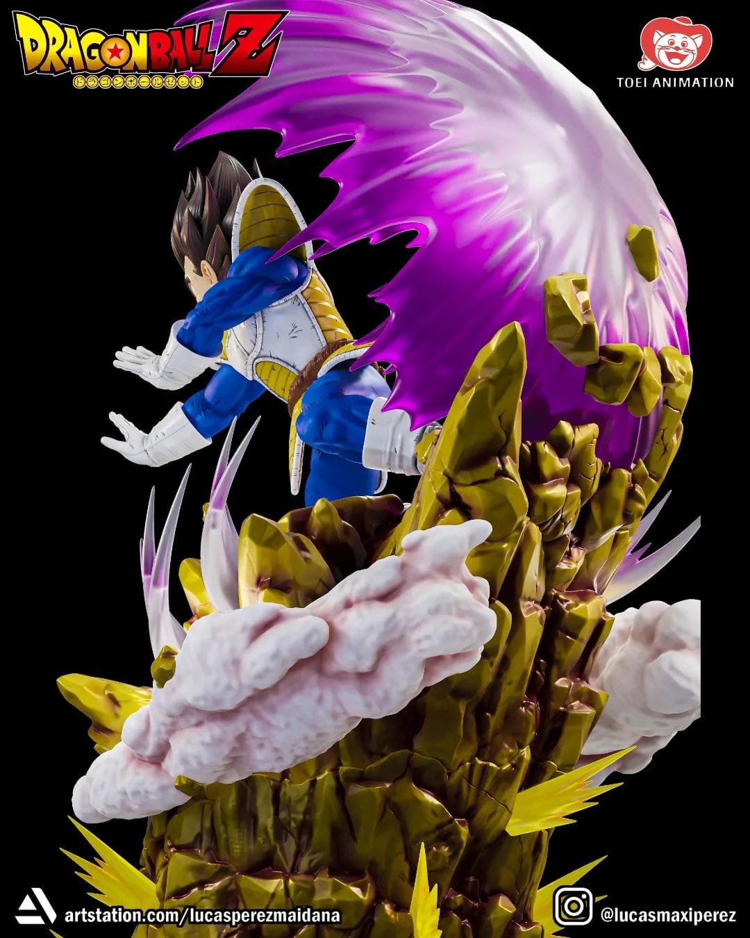 P站图纸印象馆 Lucas Perez 龙珠 悟空对战贝吉塔 Lucas Perez 龙珠 悟空对战贝吉塔