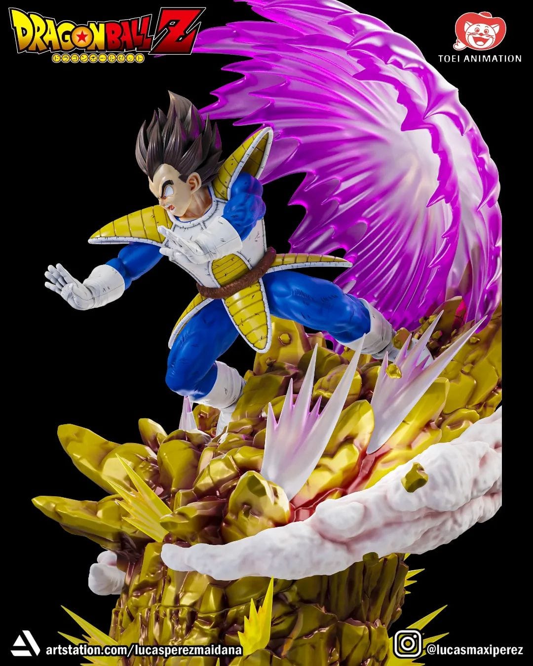 P站图纸印象馆 Lucas Perez 龙珠 悟空对战贝吉塔 Lucas Perez 龙珠 悟空对战贝吉塔