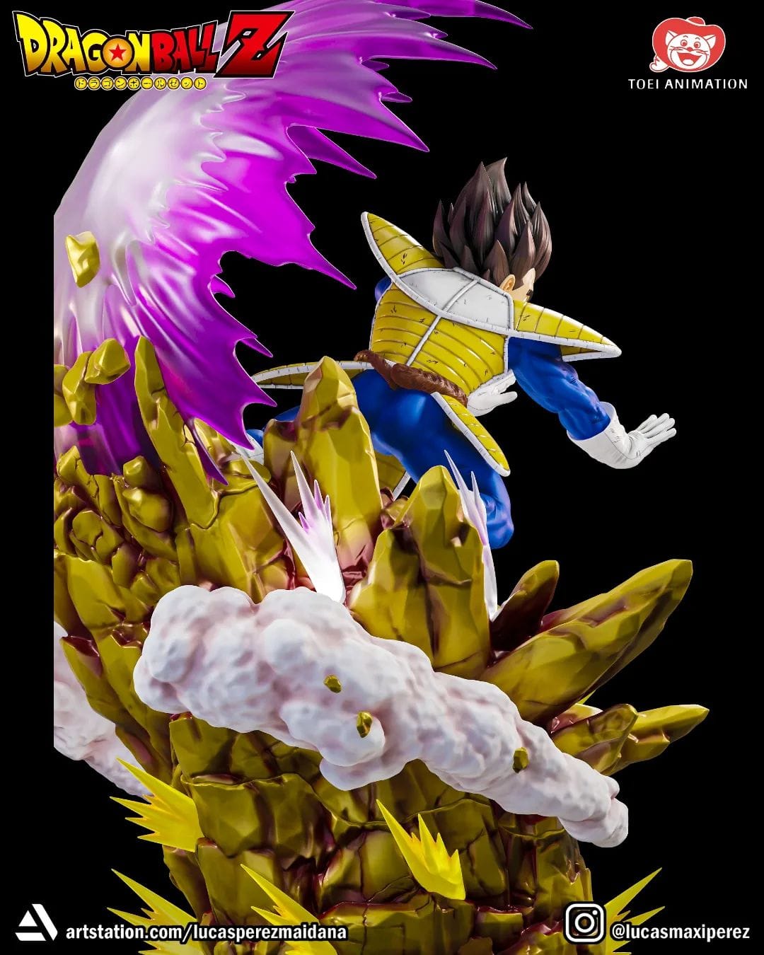 P站图纸印象馆 Lucas Perez 龙珠 悟空对战贝吉塔 Lucas Perez 龙珠 悟空对战贝吉塔