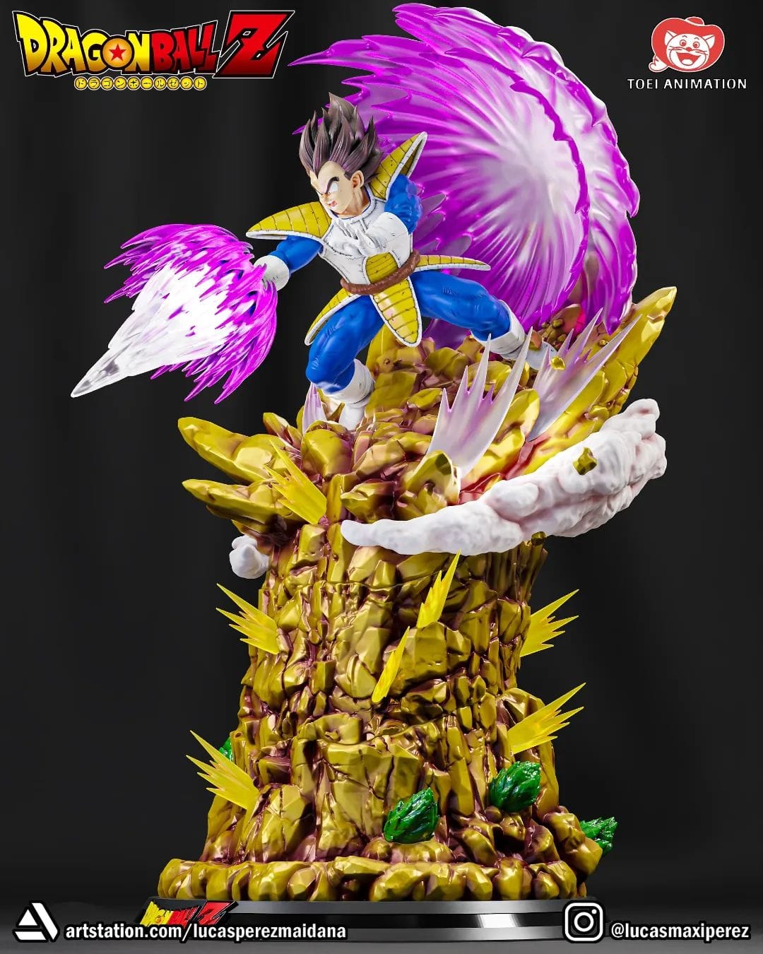 P站图纸印象馆 Lucas Perez 龙珠 悟空对战贝吉塔 Lucas Perez 龙珠 悟空对战贝吉塔