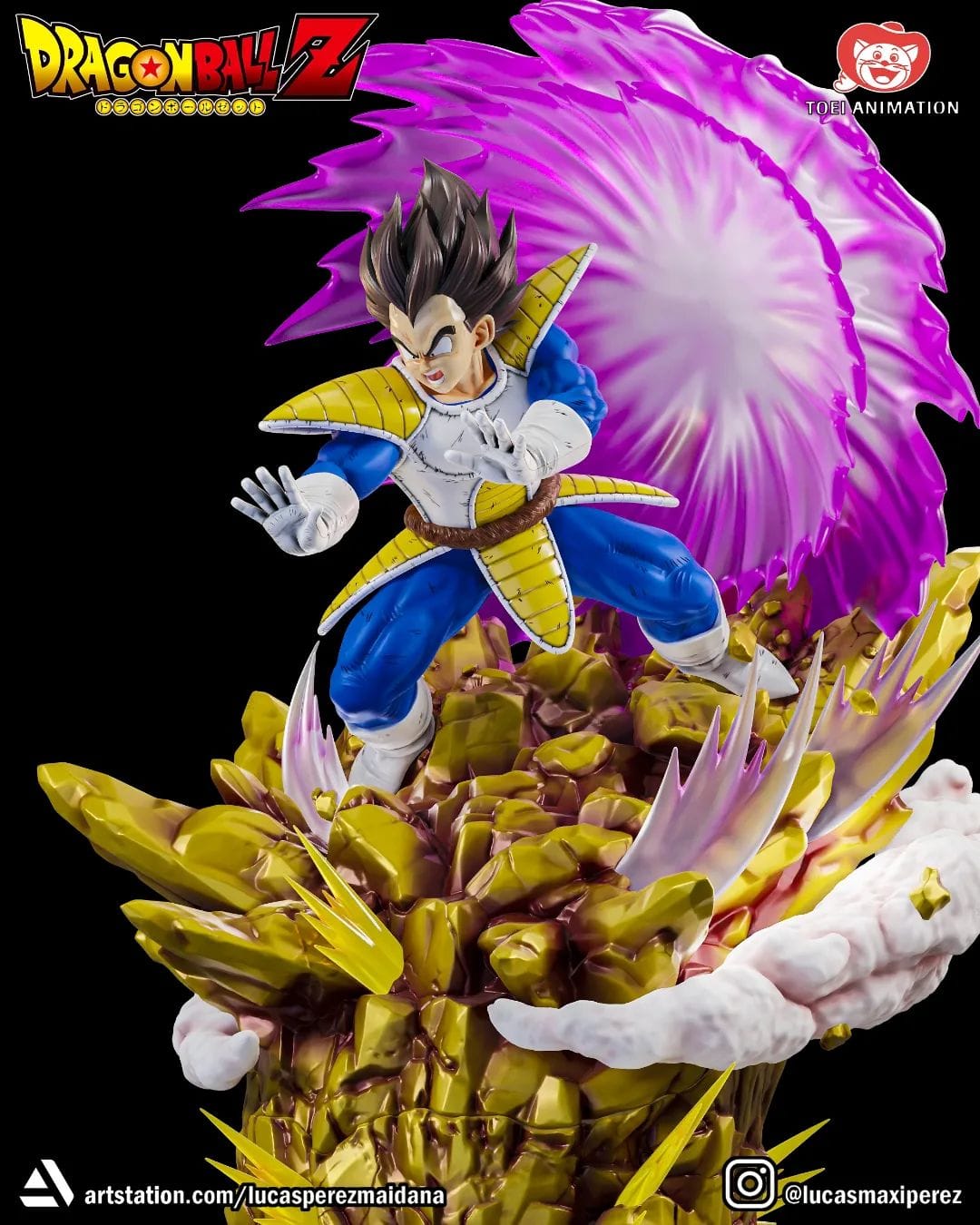 P站图纸印象馆 Lucas Perez 龙珠 悟空对战贝吉塔 Lucas Perez 龙珠 悟空对战贝吉塔