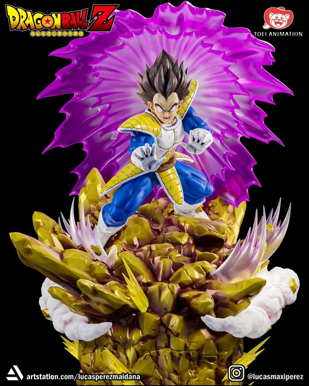 P站图纸印象馆 Lucas Perez 龙珠 悟空对战贝吉塔 Lucas Perez 龙珠 悟空对战贝吉塔