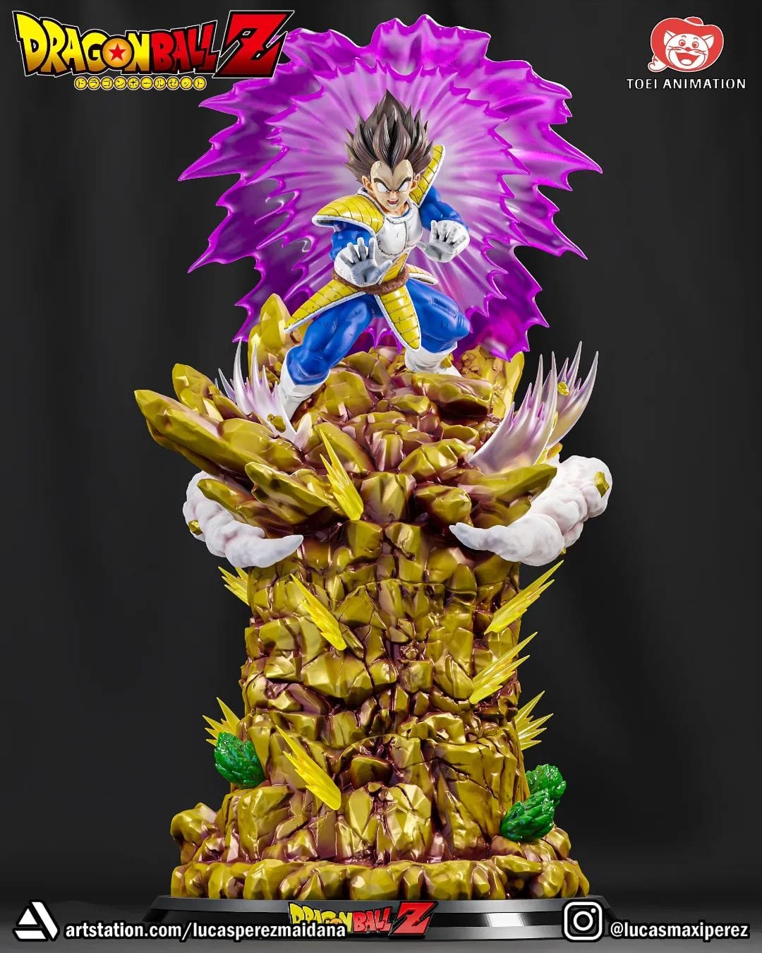 P站图纸印象馆 Lucas Perez 龙珠 悟空对战贝吉塔 Lucas Perez 龙珠 悟空对战贝吉塔