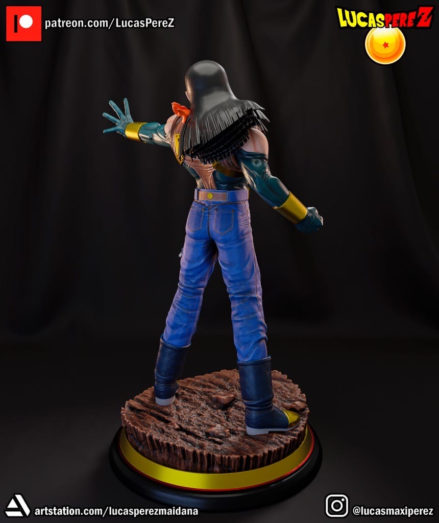 P站图纸印象馆 Lucas Perez 龙珠 超级17号 Lucas Perez 龙珠 超级17号