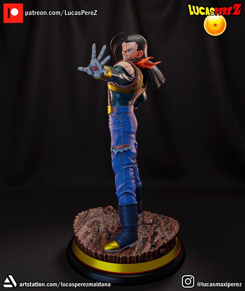 P站图纸印象馆 Lucas Perez 龙珠 超级17号 Lucas Perez 龙珠 超级17号