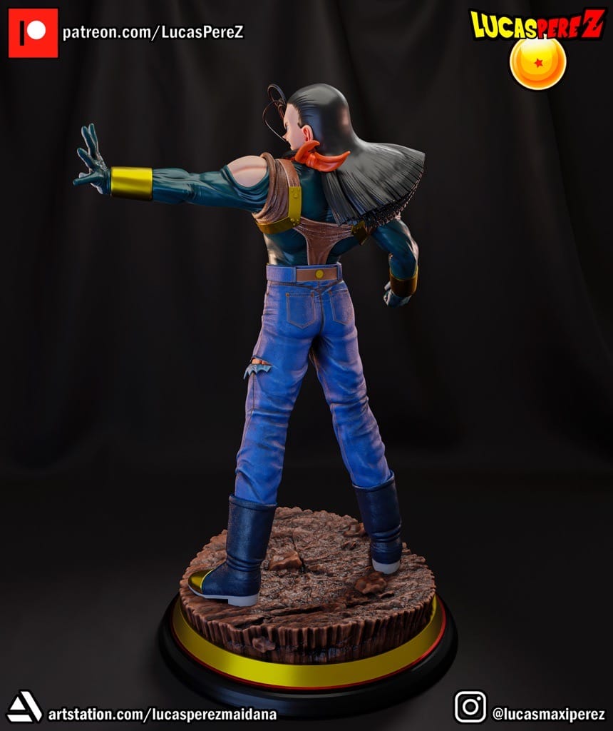 P站图纸印象馆 Lucas Perez 龙珠 超级17号 Lucas Perez 龙珠 超级17号