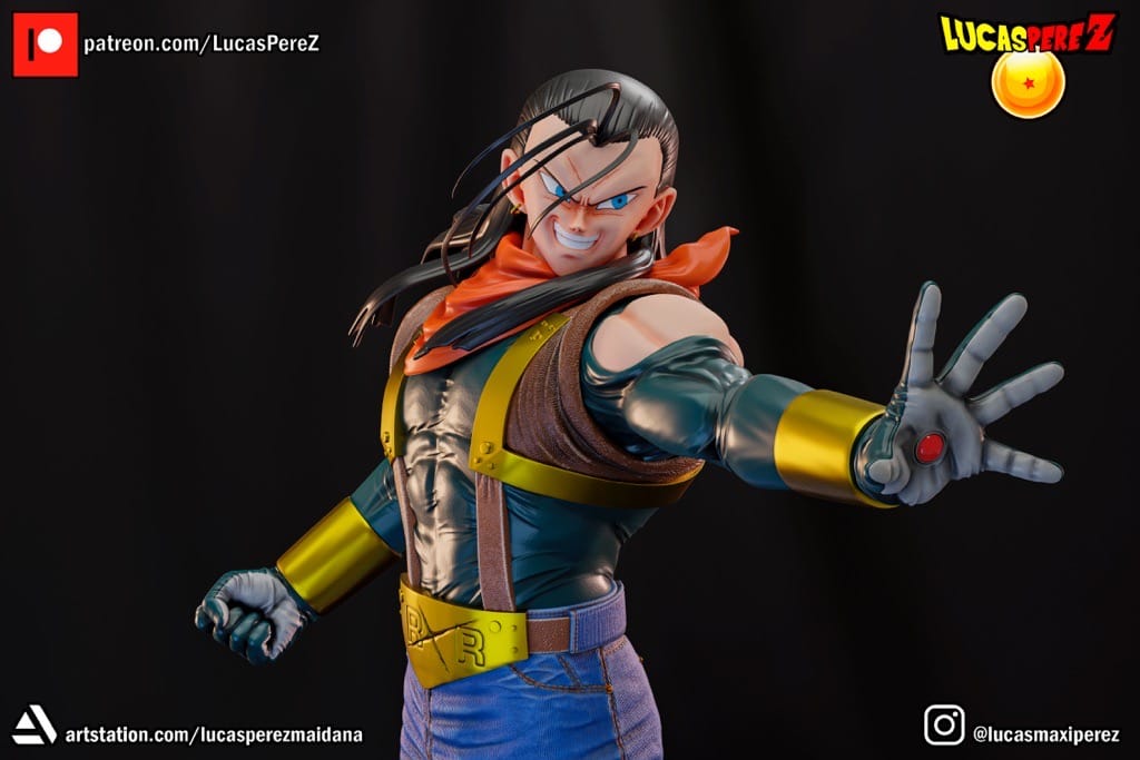 P站图纸印象馆 Lucas Perez 龙珠 超级17号 Lucas Perez 龙珠 超级17号