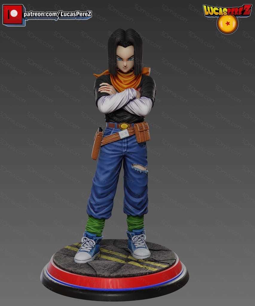 P站图纸印象馆 Lucas Perez 龙珠 人造人17号 Lucas Perez 龙珠 人造人17号