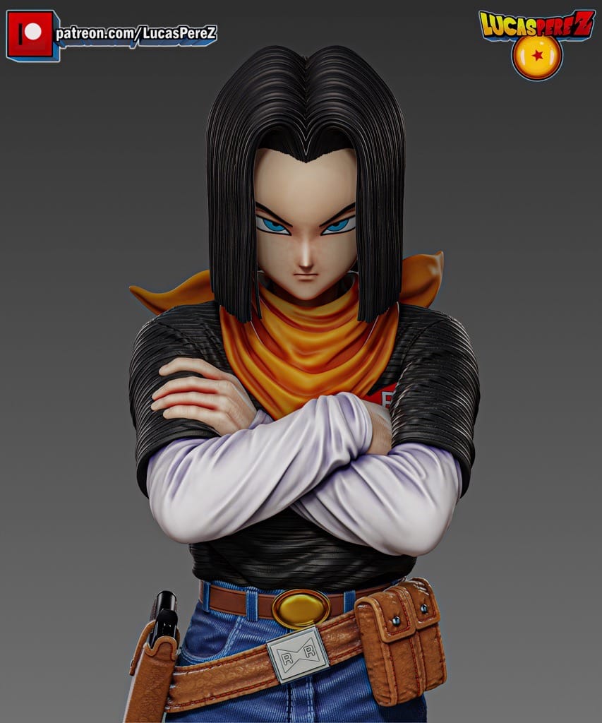 P站图纸印象馆 Lucas Perez 龙珠 人造人17号 Lucas Perez 龙珠 人造人17号