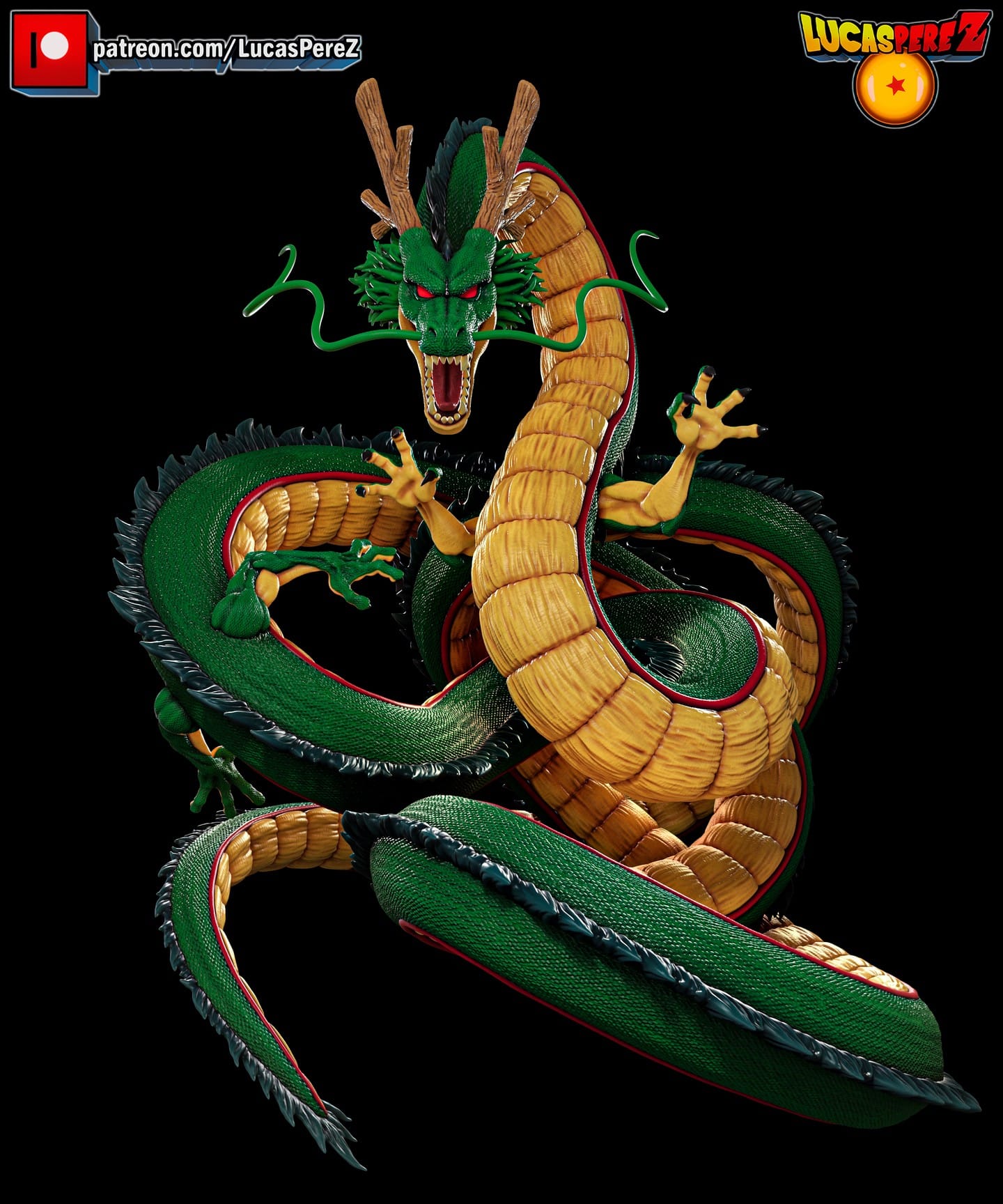 P站图纸印象馆 Lucas Perez 龙珠 神龙 Lucas Perez 龙珠 神龙