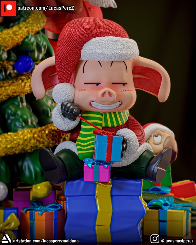 P站图纸印象馆 Lucas Perez 龙珠圣诞节 Lucas Perez 龙珠圣诞节