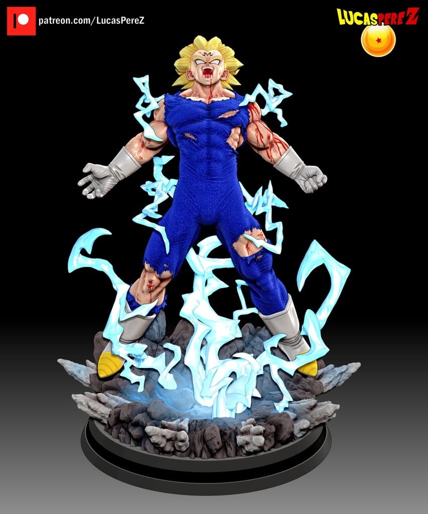 P站图纸印象馆 Lucas Perez 龙珠 魔人贝吉塔 Lucas Perez 龙珠 魔人贝吉塔